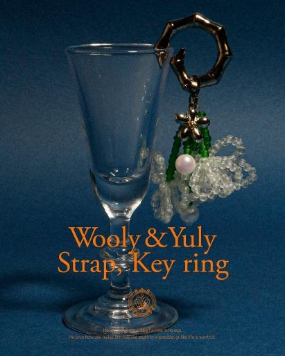 [Phone Acc] Biz Beatrice Flower Strap, Key ring