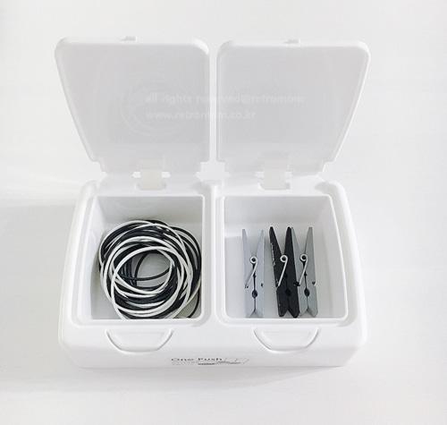 일본제 원터치 2구 트윈 케이스(악세사리,렌즈 등 잡화 보관)