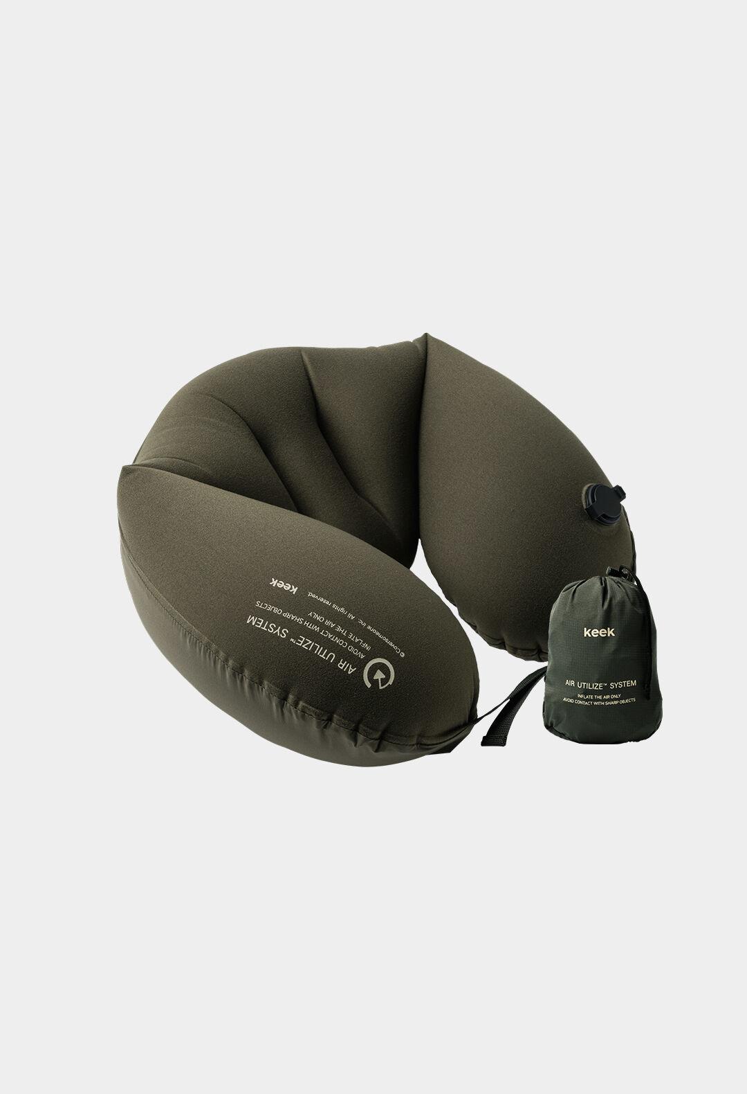 [여행용 에어 목베개] keek Air Neck Cushion (Pillow_O)- Olive Drab