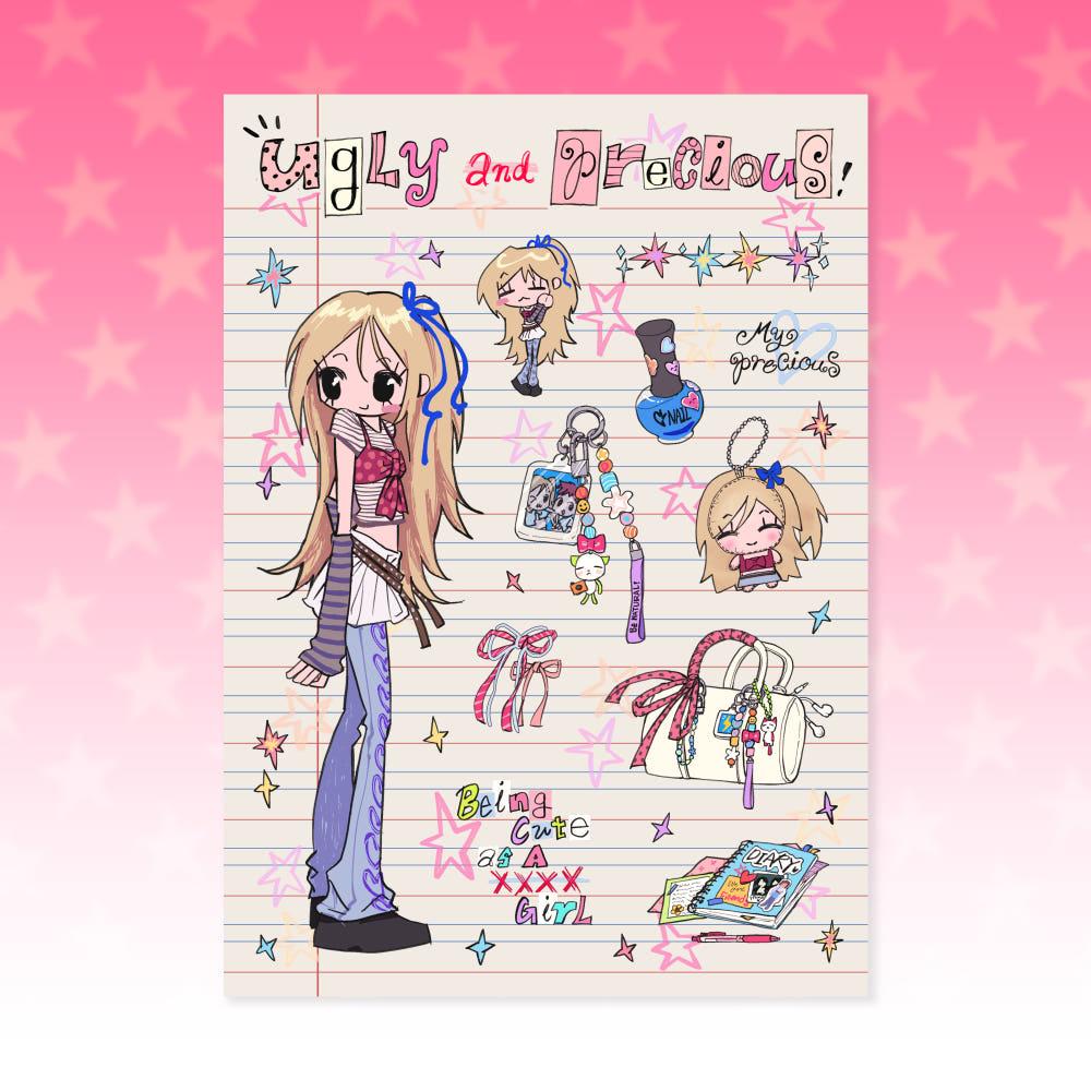 [miihii⋆미히] Ugly and Precious sticker