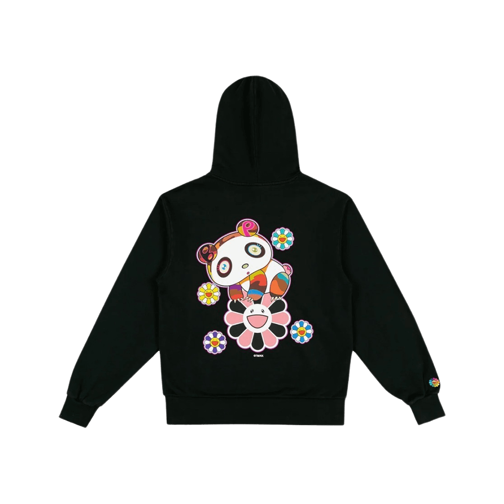 카이카이키키 x 블랙핑크 판다카시 드림 후드 빈티지 블랙