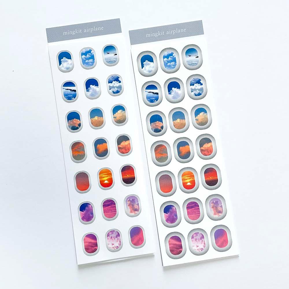 비행기 창문 씰스티커