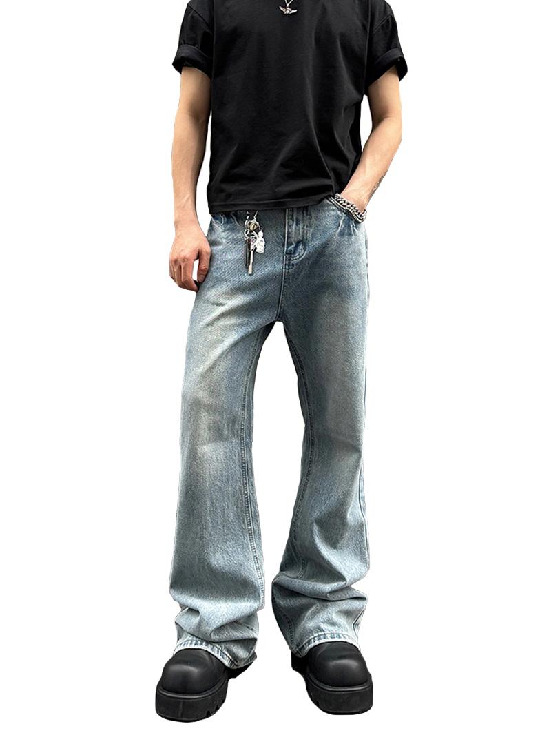 Basic Washing Straight Denim Pants