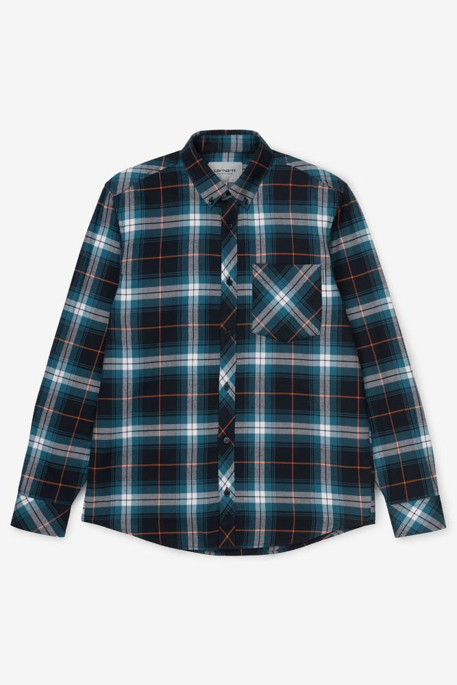 칼하트윕 긴팔 필 셔츠 CARHARTT WIP L/S PHIL SHIRT