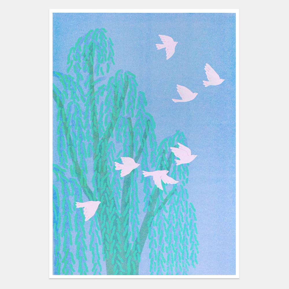 새벽이 부는 곳 A3 리소포스터