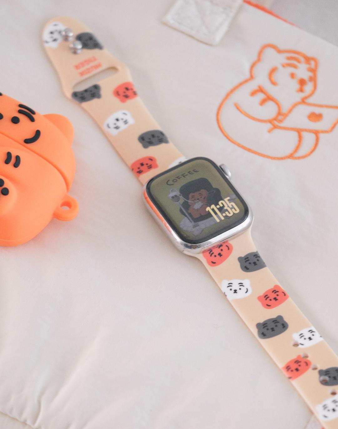 무직타이거 뚱랑이 애플워치 스트랩