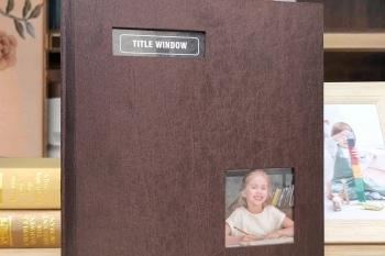 레미니스 접착식 포토앨범 40매 브라운