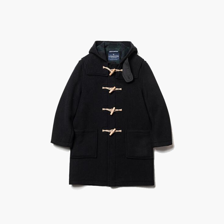 Martin Mens Duffle Coat - Black BW 5