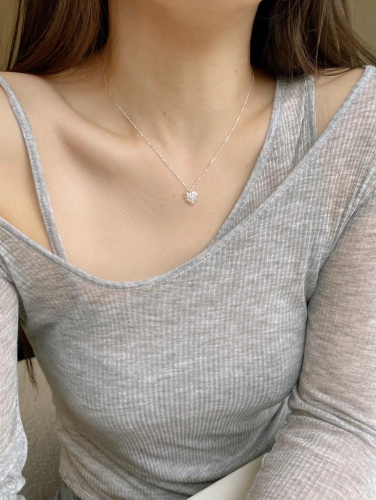 [르세라핌 허윤진 착용] Pearl In Love Necklace 펄 인 러브 넥크리스