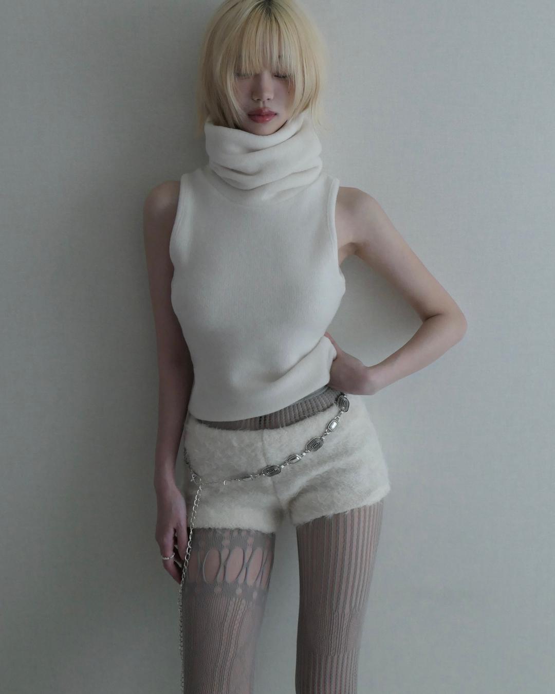 mohair warm shorts [4color]