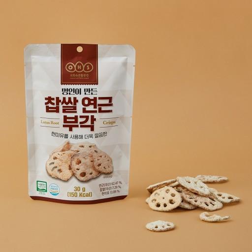 식품명인제25호 오희숙명인이만든 찹쌀연근부각30g