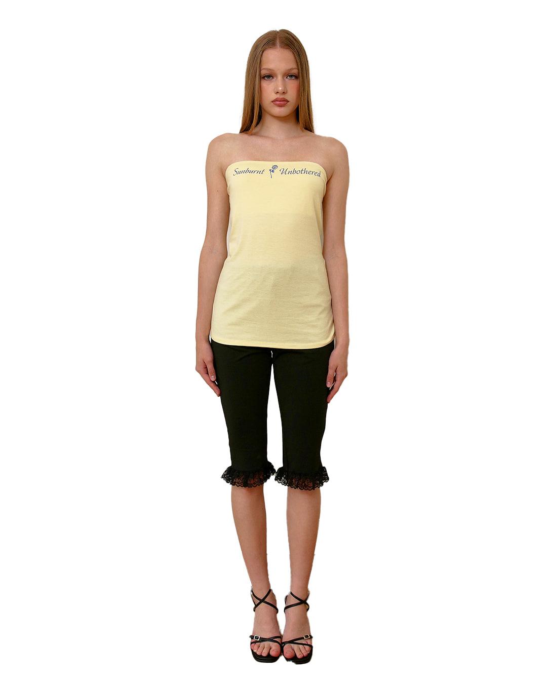 ROSE TANK TOP, PALE LEMON