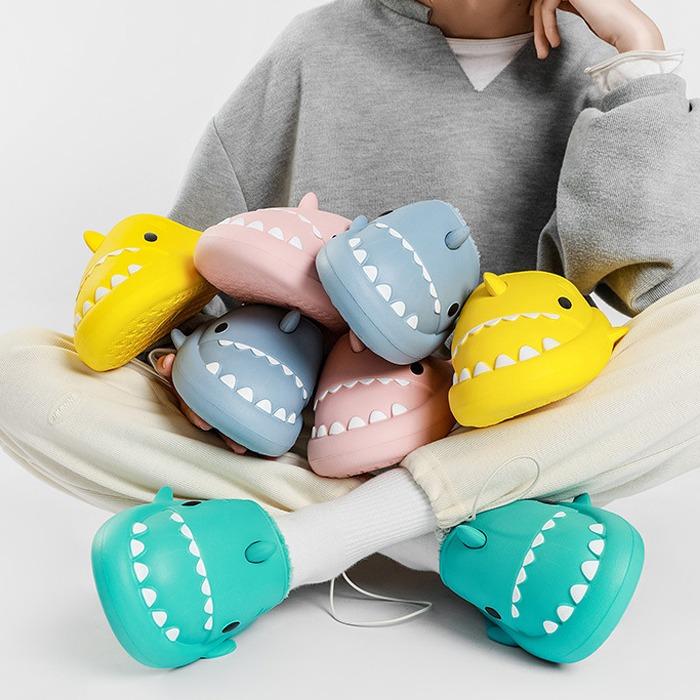 [3type]+4cm 논슬립 샤크 슬리퍼 S#JI148