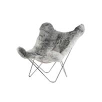 마리포사 버터플라이 램브스킨 체어 숀그레이 서재용 거실용 인테리어의자