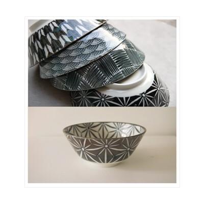 아와사카 코몬-공기 (삼잎,화살,도트,파도,체크) 1P