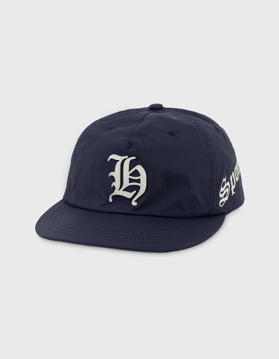 H LETTER 5 PANEL CAP / Navy