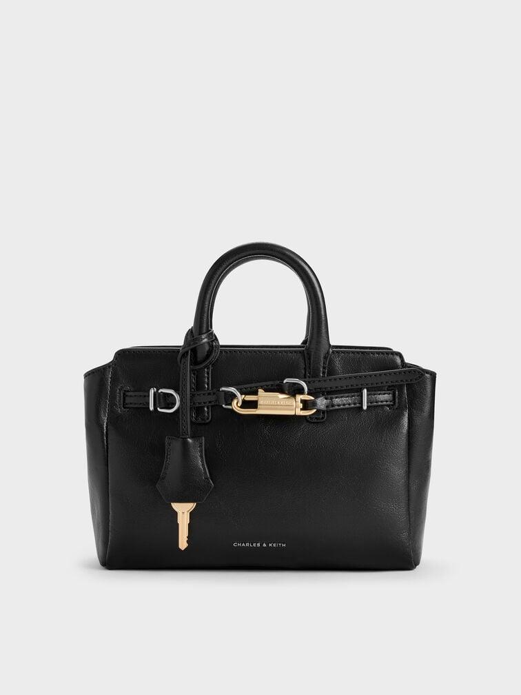 Mini Delfina Belted Tote Bag