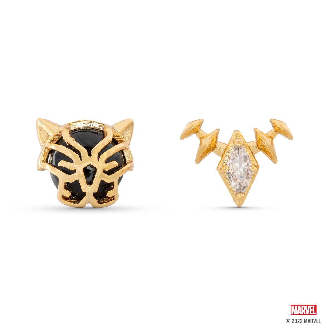 Marvel's Black Panther Studs - Gold