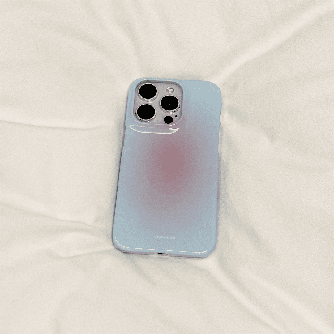 blush hard case [pink+blue]