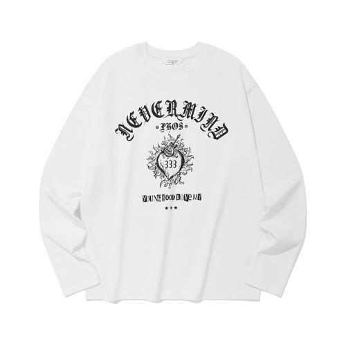 Hazzard001 Young Heart long sleeved/White