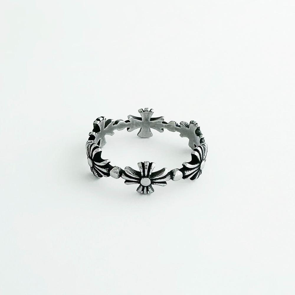 17점5도 Cross Medickel Layered Ring