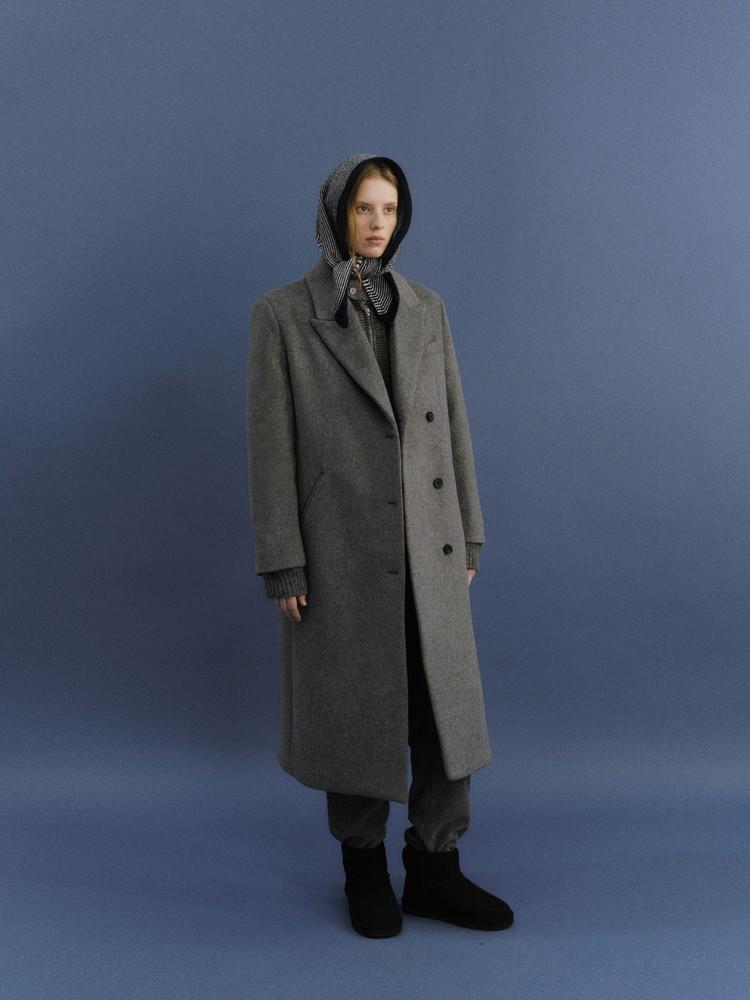[5차재입고] tailored wool coat (grey)