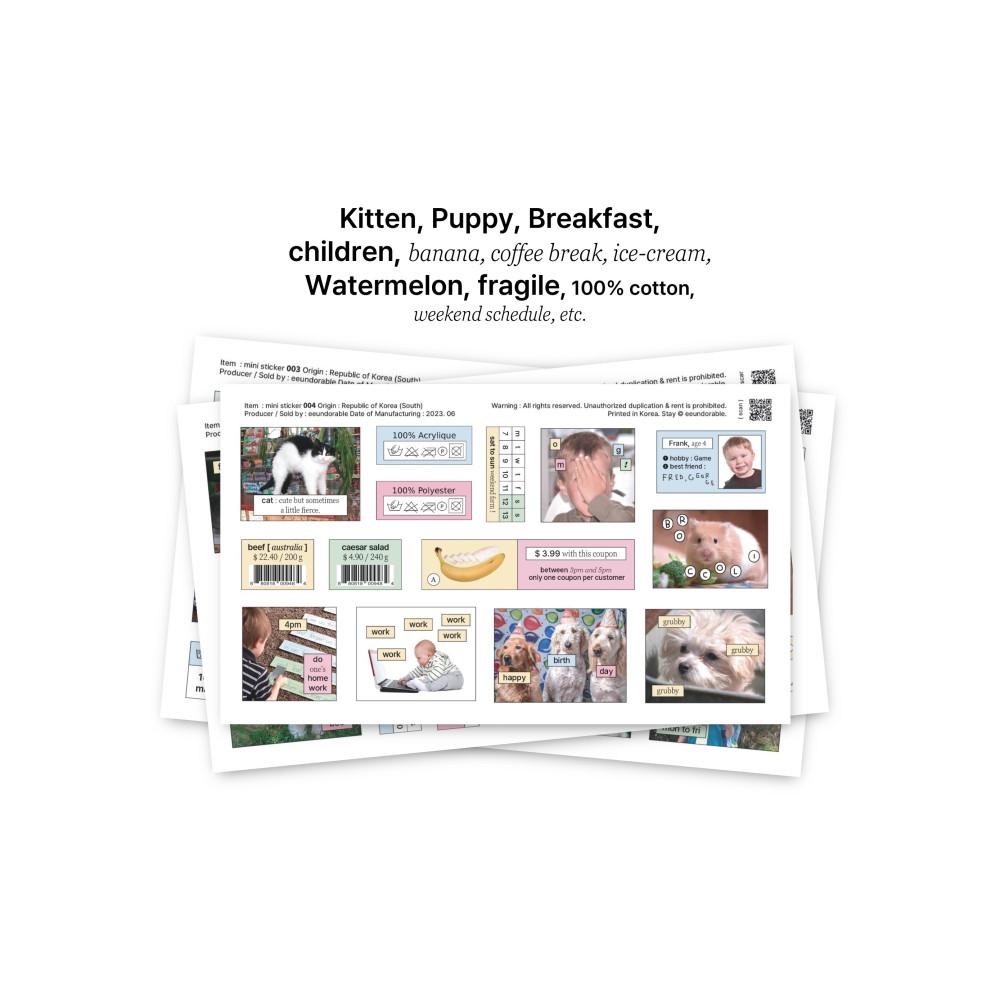 mini sticker series 100x170mm