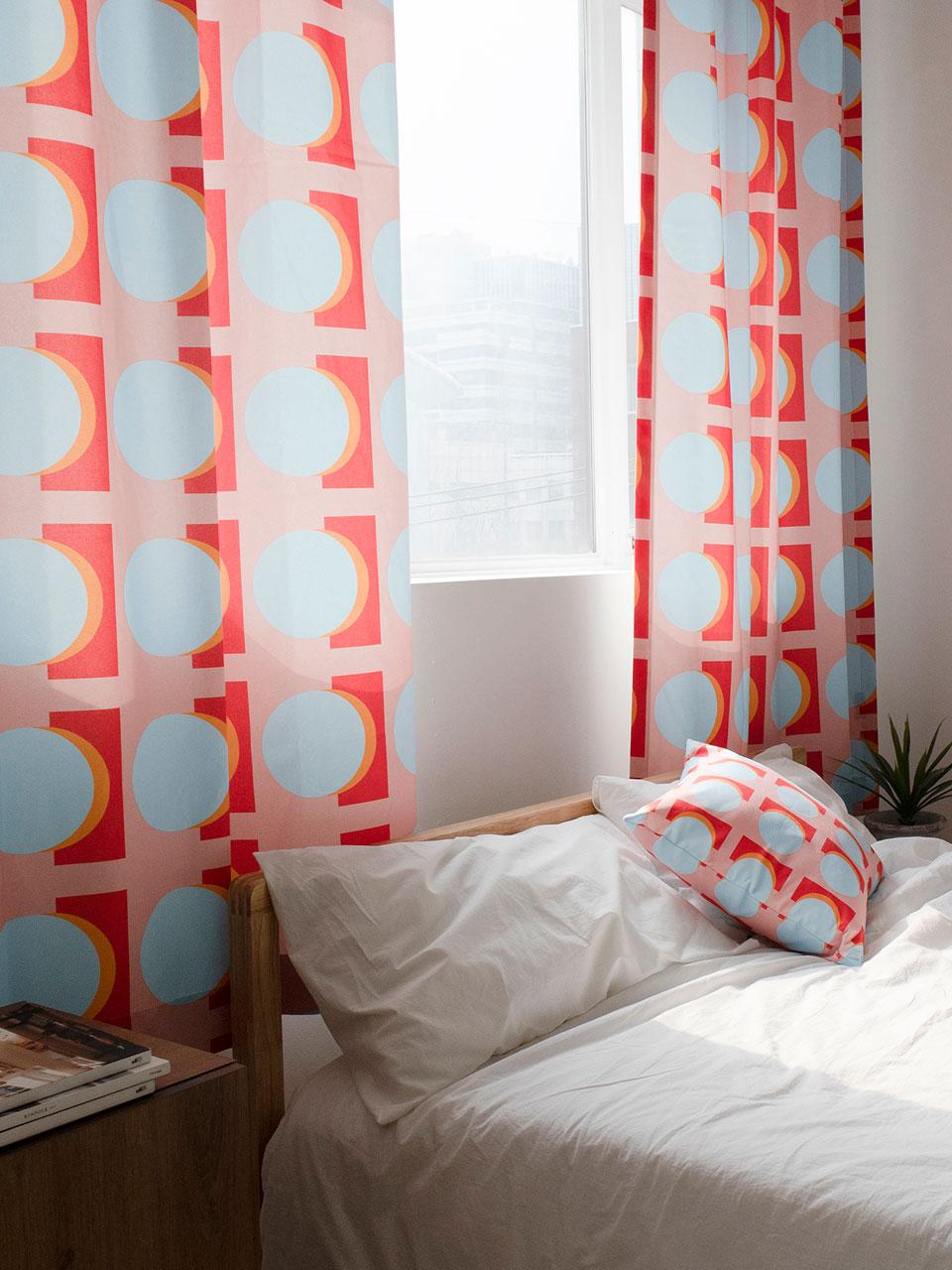 [비비드클래식커튼] JOURNEY OF JOY PEACH