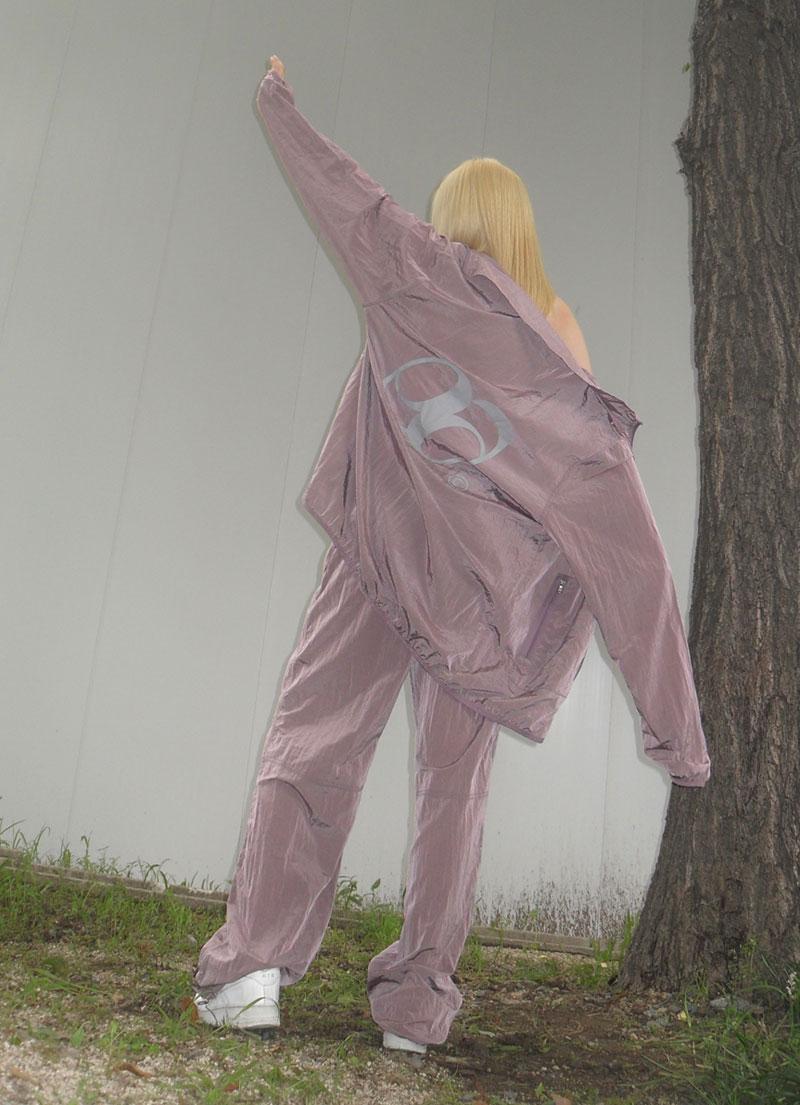 BREEZE NYLON WINDBREAKER / PINK