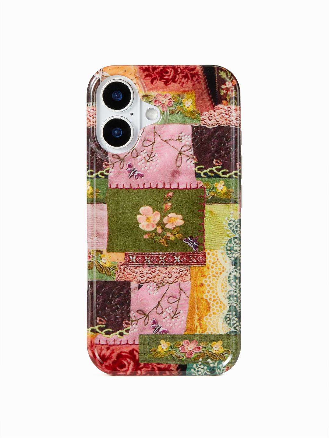 FLORAL & PATCHWORK PATTERN PATTERN  PHONE CASE