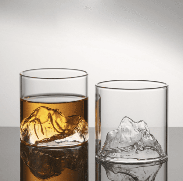 Becond 마운틴 양주잔 위스키잔 언더락 글라스 유리컵 300ml