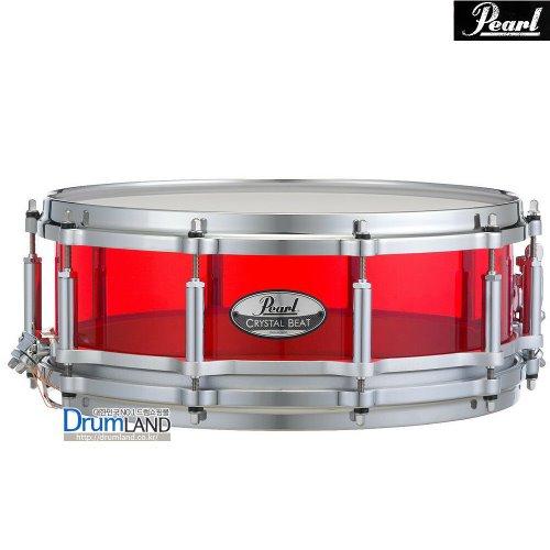 Pearl Crystal Beat 프리 플로팅 스네어드럼 CRB1450 / CRB1465 택일 / 펄 크리스탈 비트 스네어 / 아크릴 드럼