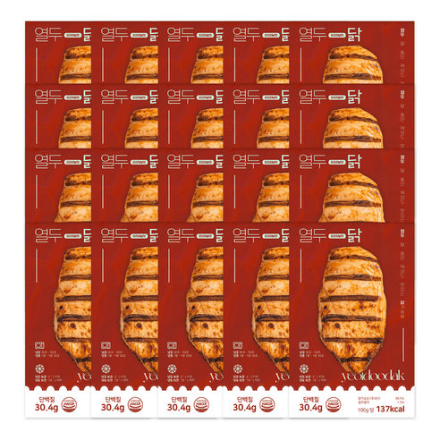 [열두닭] 오븐으로만 조리한 닭가슴살 오리지널 훈제맛, 100g, 30개