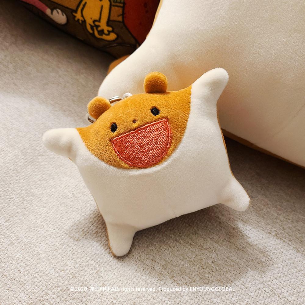 한정판 바들바들 동물콘 안아줘요 인형 봉제 키링 9cm 부드라미 안아줘요 인형 / 모찌 날 다람쥐 인형