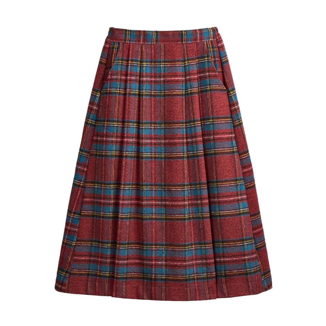 [Wool] Primrose Hill | Pleated Skirt