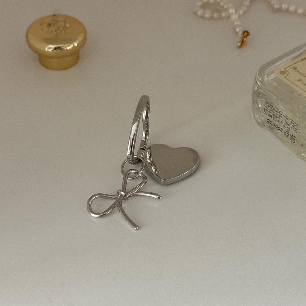silver ribbon [하트 스마트 링]