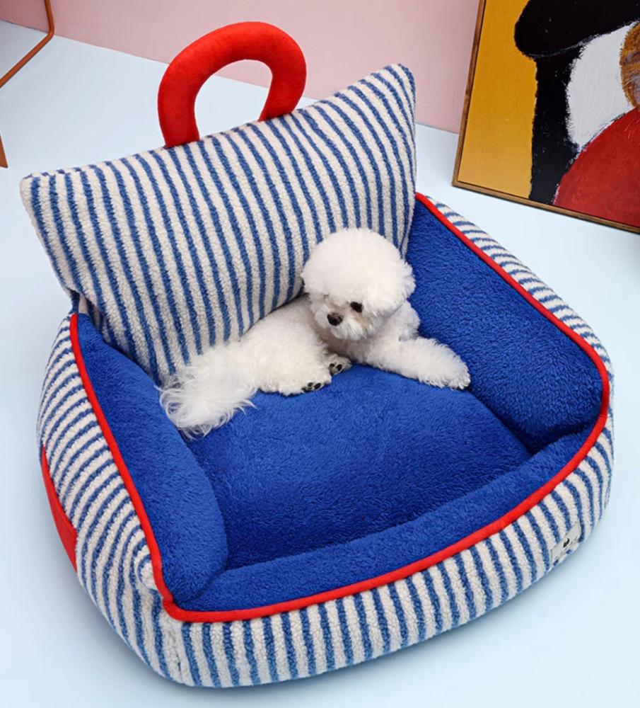 지미하우스 반려동물 쇼파 애완견 애완묘 하우스 쿠션 집 중소형견 애견 고양이 강아지 : 지미 하우스