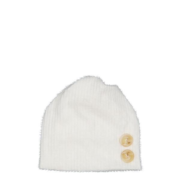 *12/23 예약발송* Button knit beanie [White]