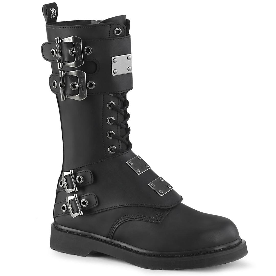 Bolt-345 - Black Vegan Leather / 4