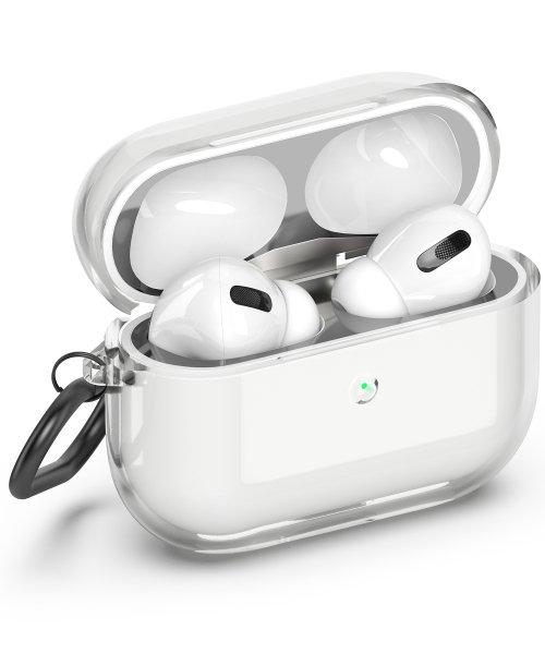 에어팟 프로 3세대 철가루 방지스티커+무변색 투명 클리어 TPU 케이스+키링