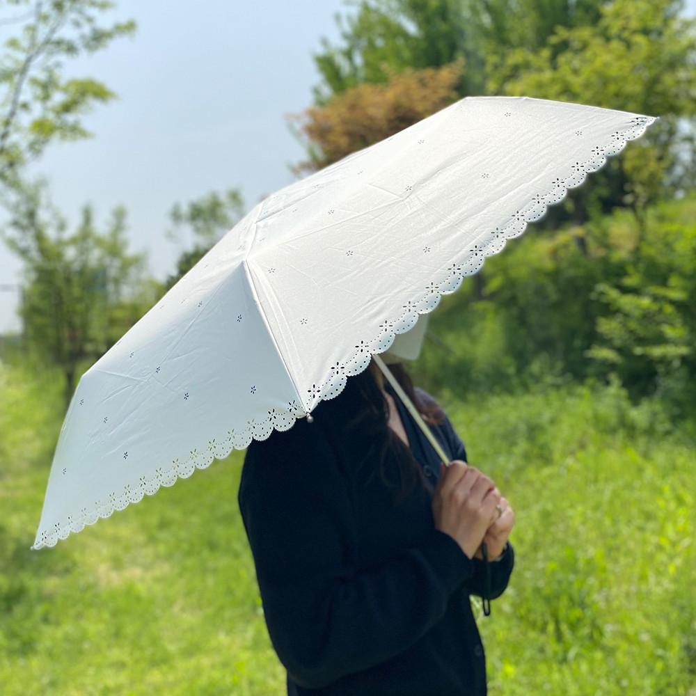 기라로쉬 암막 양산 초경량 3단 우양산 자외선차단 99%