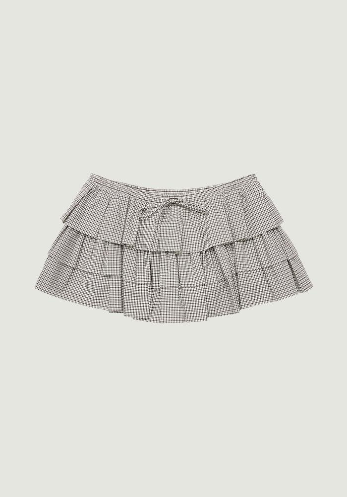 BLAINE CHECK SKIRT