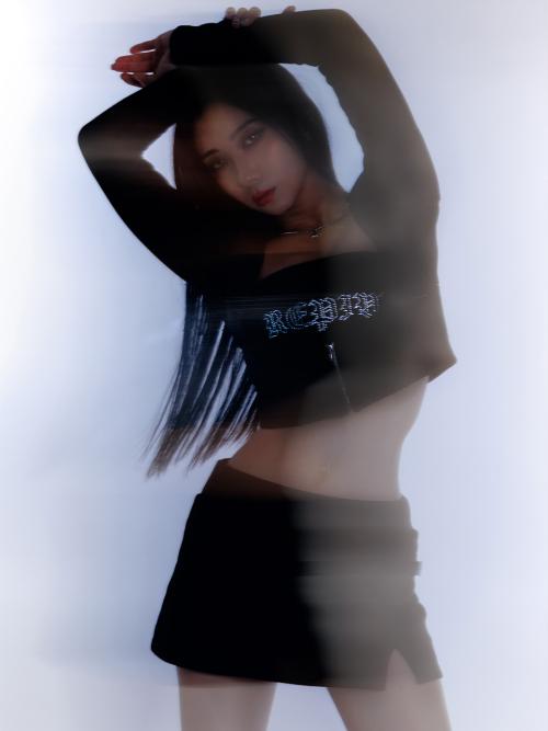 핫픽스 크롭탑 (블랙)