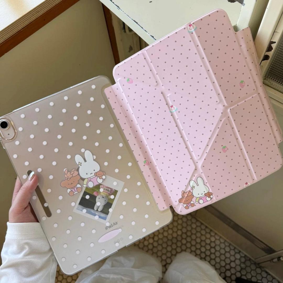 Sweet Miffy Polka Dot iPad Case - iPad 10 10.9 inch