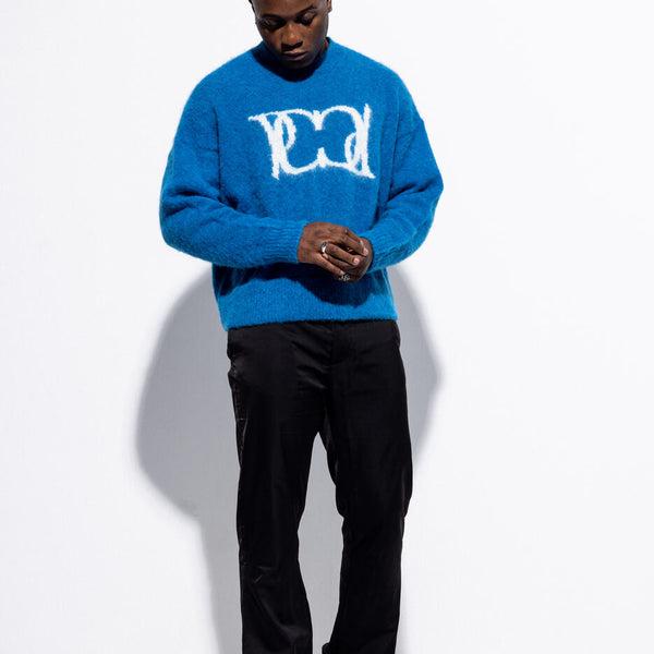 Imperial Blue Mohair Knit