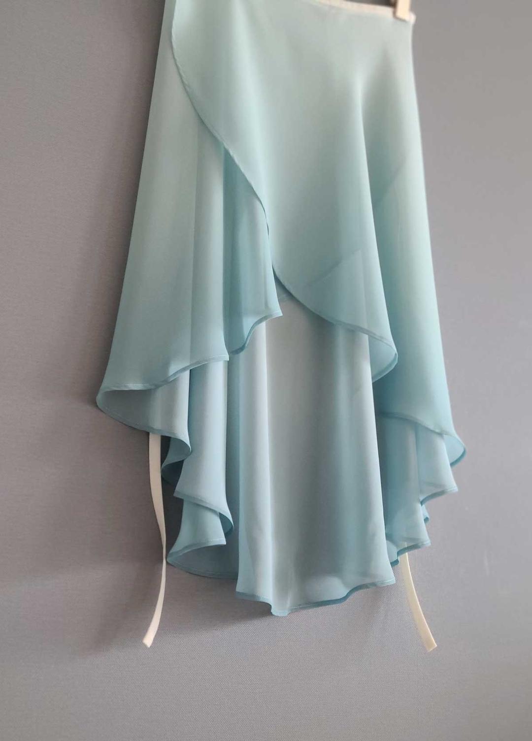 Soft Mint Gradation (소프트민트 랩 스커트)