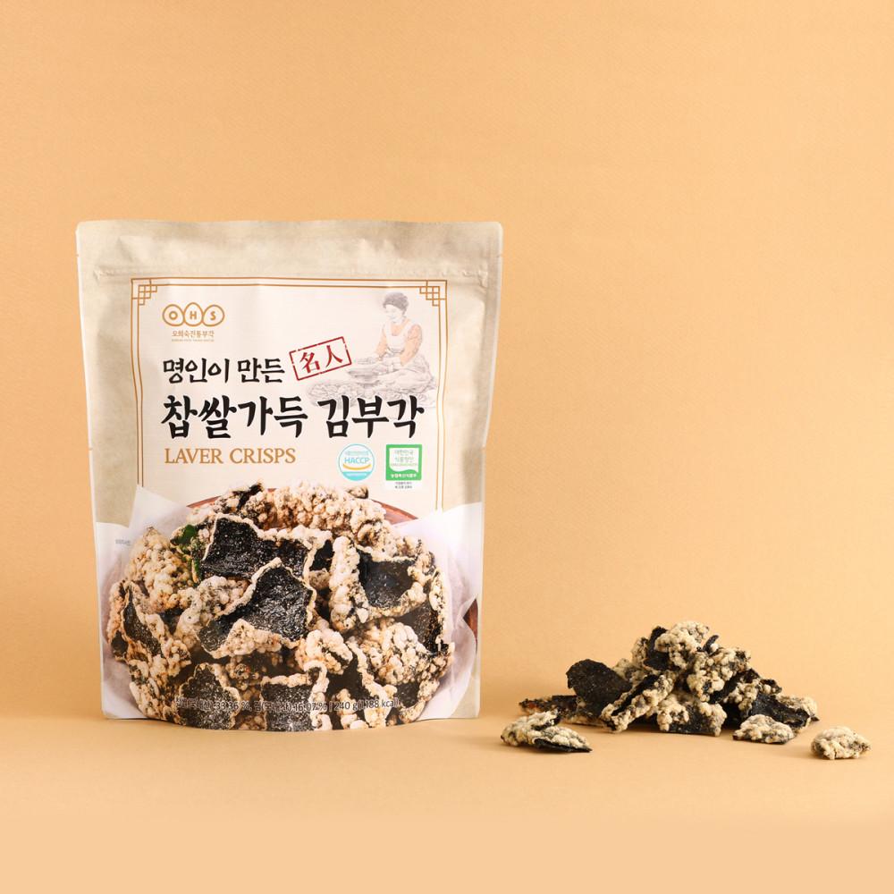 [오희숙전통부각] 명인이 만든 찹쌀 가득 김부각 240g [원산지:국산(경상남도 거창군)]