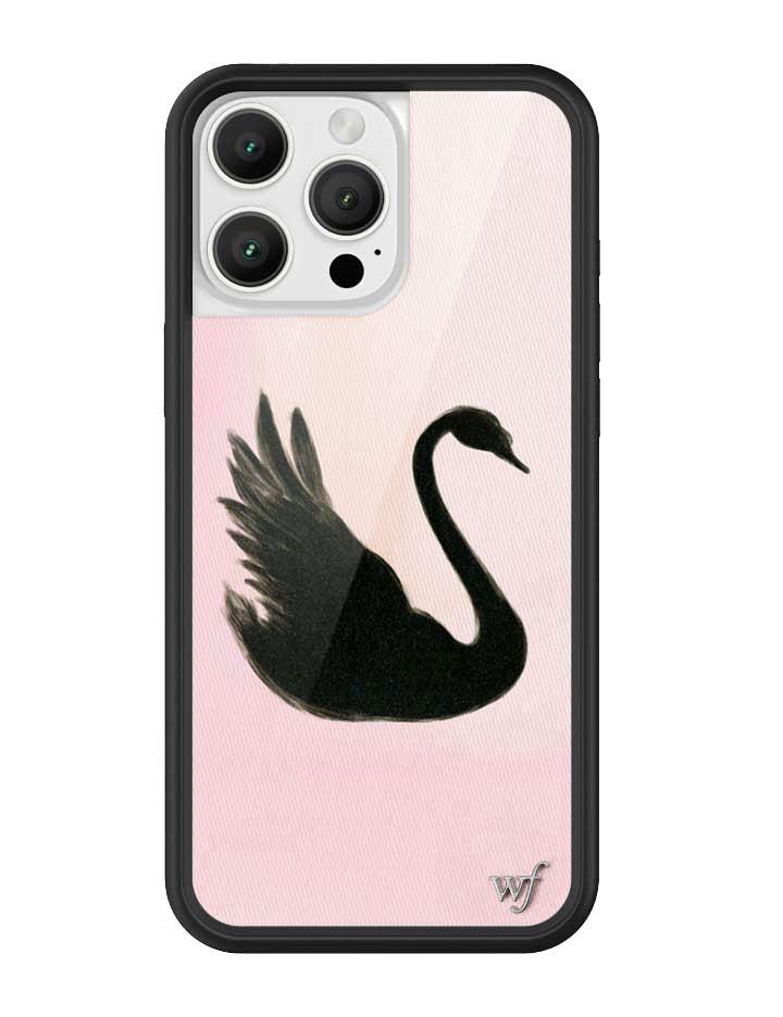 Wildflower Black Swan iPhone case