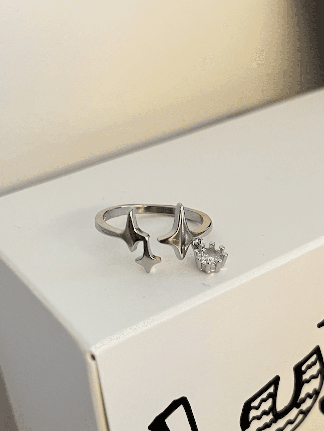 Sparkle Drop Ring