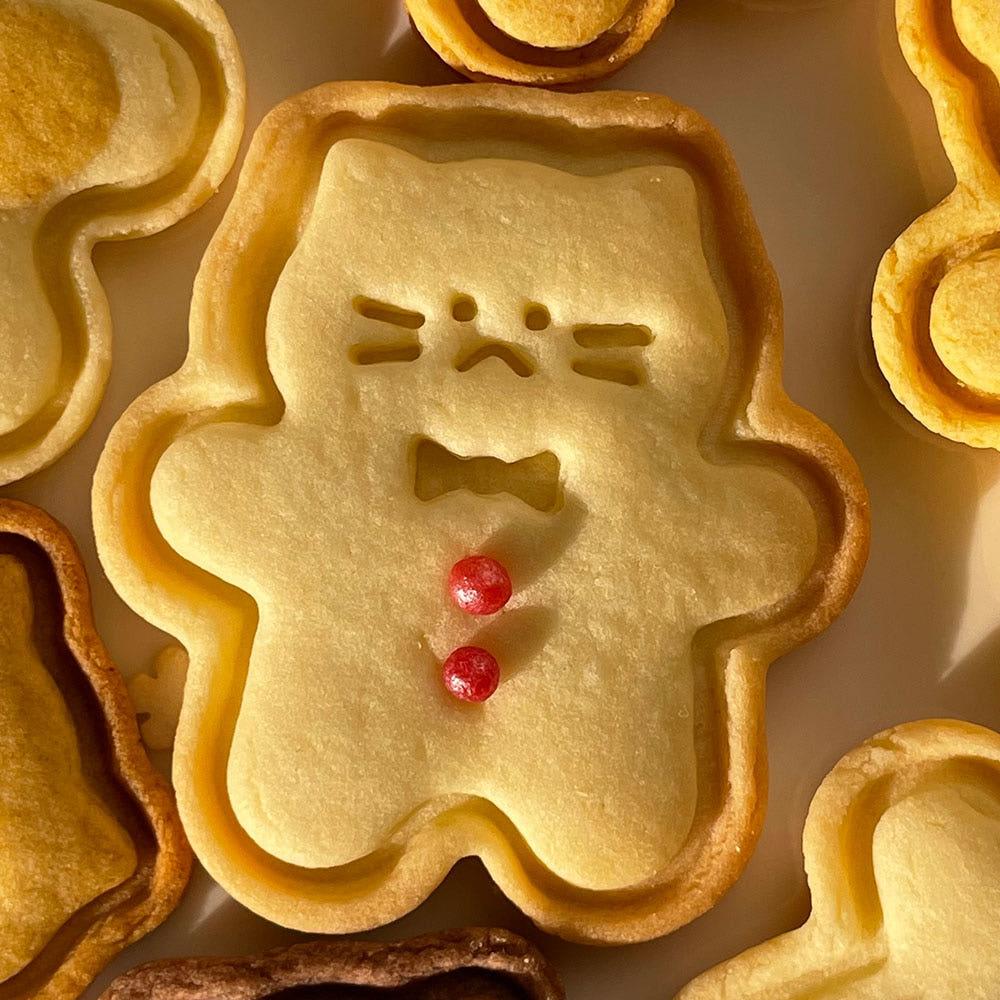 크리스마스 쿠키커터 골라담기 (최소 수량 3개) 미니 진저캣 크리스마스 쿠키 커터